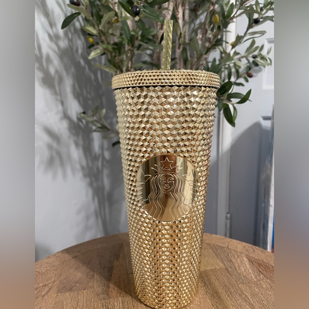 Starbucks Gold Studded Tumbler